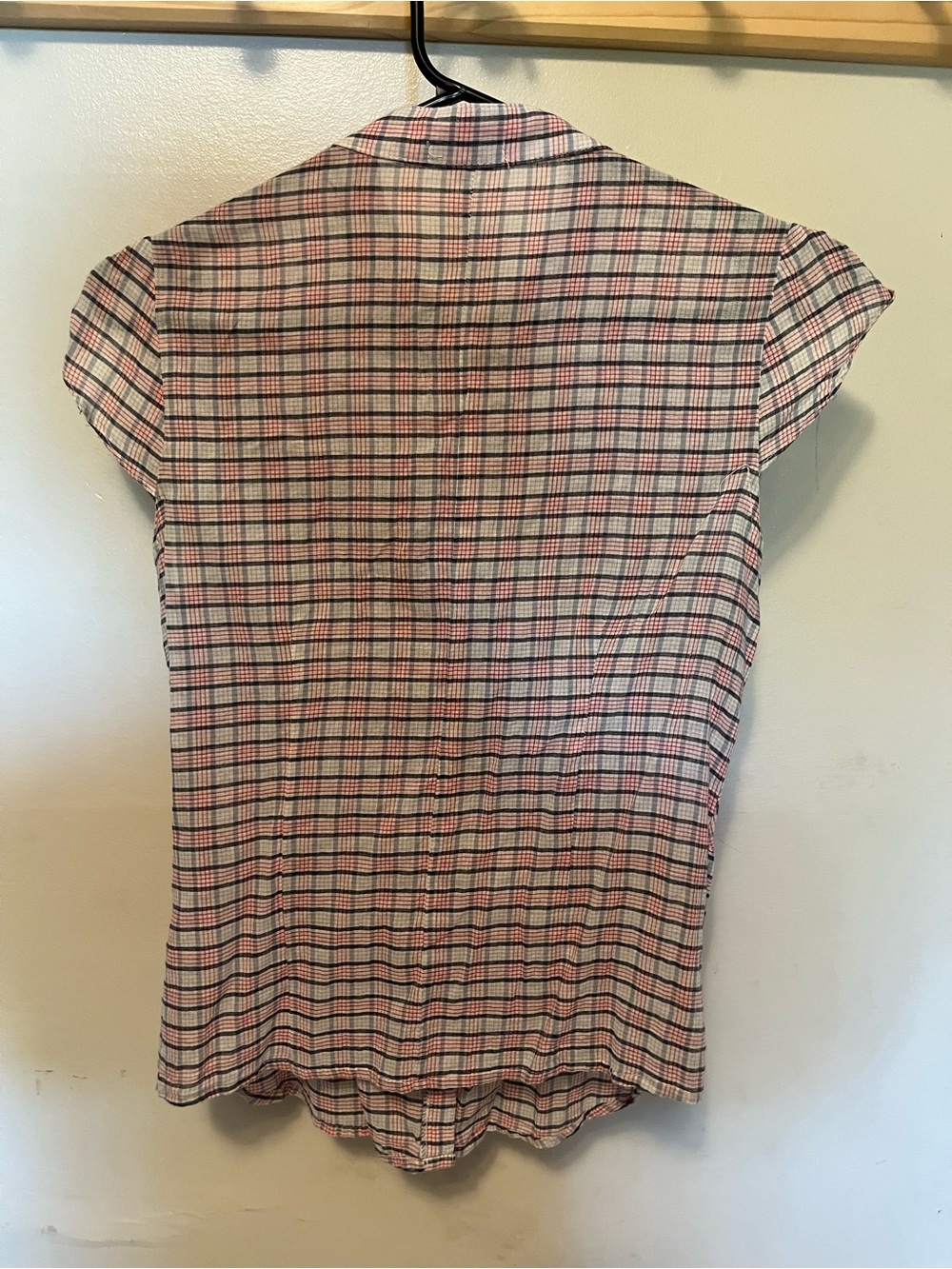 Plaid Button-Front Top - Picture 9 of 9